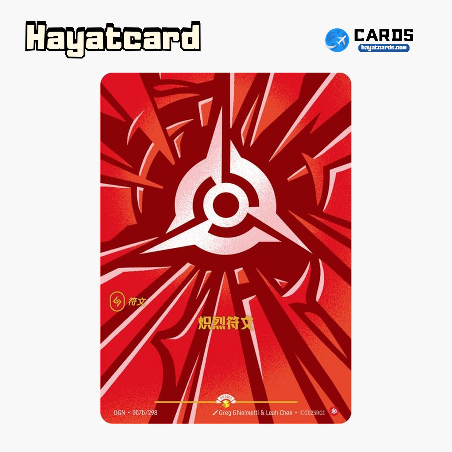 Blazing Rune Showcase OGN·007b/298 Riftbound Single Card LOL S-Chinese Ver